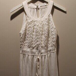 Calvin Klein White Cotton Sleeveless Dress - Sz 8